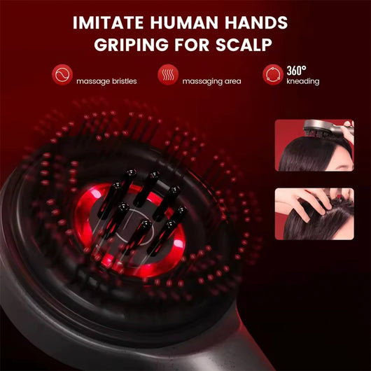 Red Light Therapy Scalp Massager