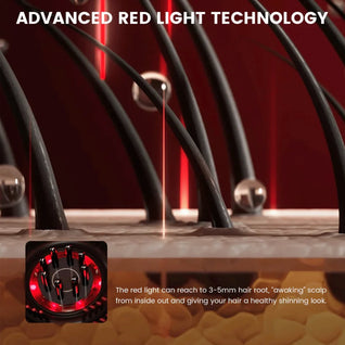 Red Light Therapy Scalp Massager