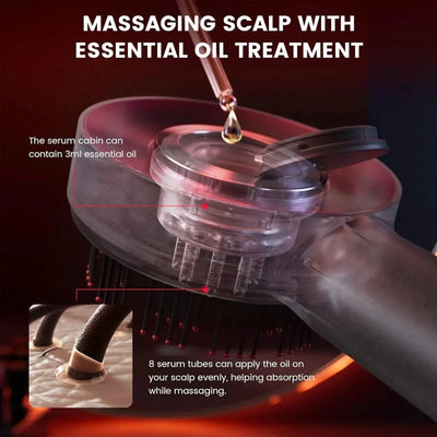 Red Light Therapy Scalp Massager